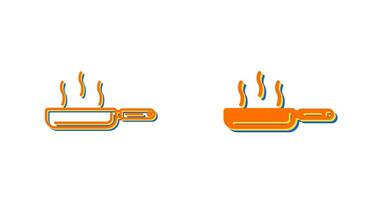 icône de vecteur de poêle à frire