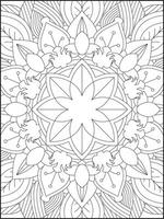 mandala. des gamins coloration pages. mandala coloration pages. adultes coloration pages. coloration page vecteur