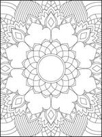 mandala. des gamins coloration pages. mandala coloration pages. adultes coloration pages. coloration page vecteur