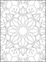 mandala. des gamins coloration pages. mandala coloration pages. adultes coloration pages. coloration page vecteur