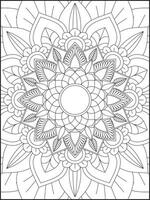 mandala. des gamins coloration pages. mandala coloration pages. adultes coloration pages. coloration page vecteur