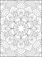 mandala. des gamins coloration pages. mandala coloration pages. adultes coloration pages. coloration page vecteur