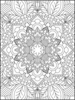 mandala. des gamins coloration pages. mandala coloration pages. adultes coloration pages. coloration page vecteur