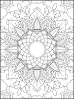 mandala. des gamins coloration pages. mandala coloration pages. adultes coloration pages. coloration page vecteur