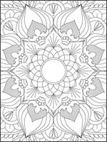 mandala. des gamins coloration pages. mandala coloration pages. adultes coloration pages. coloration page vecteur