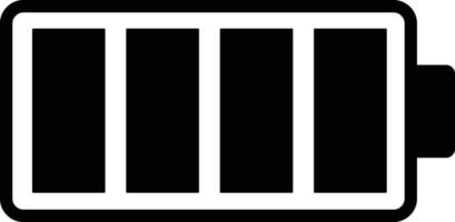 batterie charge indicateur icône. plein niveau batterie énergie. alcalin batterie capacité charge icône. plat style - Stock vecteur. vecteur