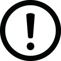 circulaire avertissement symboles icône. attention mise en garde danger signe, exclamation marque signe, vecteur