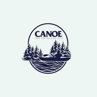 canoë logo vecteur