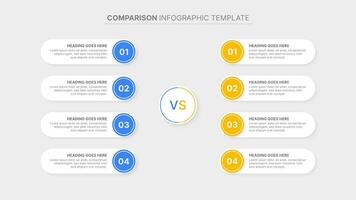 dos et à ne pas faire Comparaison infographie conception modèle vecteur