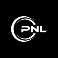 pnl lettre logo conception, inspiration pour une unique identité. moderne élégance et Créatif conception. filigrane votre Succès avec le frappant cette logo. vecteur