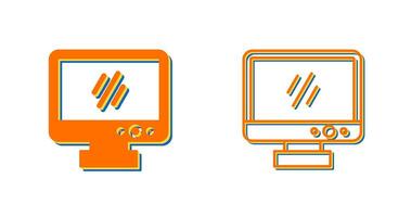 icône de vecteur de moniteur