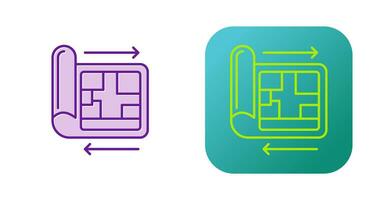 icône de vecteur de plan directeur