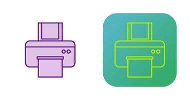 icône de vecteur d & # 39; imprimante