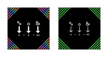 icône de vecteur de formule chimique