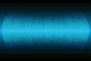 ondes sonores oscillant lumière sombre vecteur