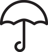 parapluie protection icône symbole vecteur image. illustration de le sécurité protéger parapluie Sécurité conception image