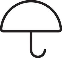 parapluie protection icône symbole vecteur image. illustration de le sécurité protéger parapluie Sécurité conception image