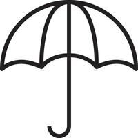 parapluie protection icône symbole vecteur image. illustration de le sécurité protéger parapluie Sécurité conception image