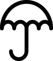 parapluie protection icône symbole vecteur image. illustration de le sécurité protéger parapluie Sécurité conception image