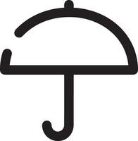 parapluie protection icône symbole vecteur image. illustration de le sécurité protéger parapluie Sécurité conception image