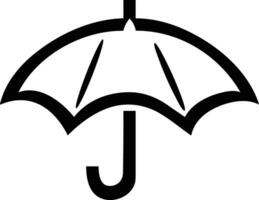 parapluie protection icône symbole vecteur image. illustration de le sécurité protéger parapluie Sécurité conception image