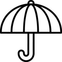 parapluie protection icône symbole vecteur image. illustration de le sécurité protéger parapluie Sécurité conception image