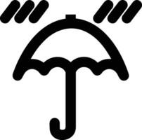 parapluie protection icône symbole vecteur image. illustration de le sécurité protéger parapluie Sécurité conception image