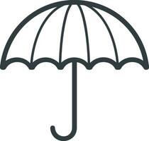 parapluie protection icône symbole vecteur image. illustration de le sécurité protéger parapluie Sécurité conception image