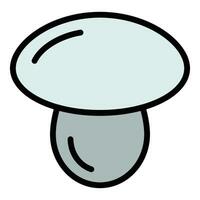 champignon icône vecteur plat