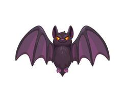 dessin animé Halloween chauve souris emoji vecteur personnage