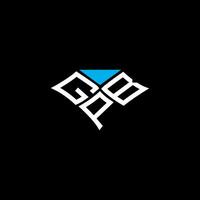 GPb lettre logo vecteur conception, GPb Facile et moderne logo. GPb luxueux alphabet conception