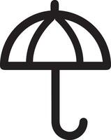 parapluie protection icône symbole vecteur image. illustration de le sécurité protéger parapluie Sécurité conception image