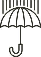 parapluie protection icône symbole vecteur image. illustration de le sécurité protéger parapluie Sécurité conception image