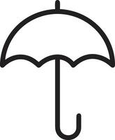 parapluie protection icône symbole vecteur image. illustration de le sécurité protéger parapluie Sécurité conception image