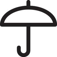 parapluie protection icône symbole vecteur image. illustration de le sécurité protéger parapluie Sécurité conception image