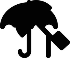 parapluie protection icône symbole vecteur image. illustration de le sécurité protéger parapluie Sécurité conception image