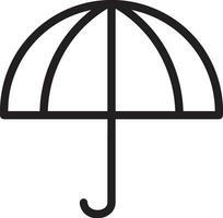 parapluie protection icône symbole vecteur image. illustration de le sécurité protéger parapluie Sécurité conception image