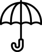 parapluie protection icône symbole vecteur image. illustration de le sécurité protéger parapluie Sécurité conception image