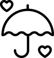 parapluie protection icône symbole vecteur image. illustration de le sécurité protéger parapluie Sécurité conception image