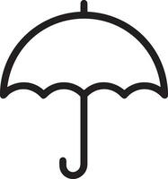 parapluie protection icône symbole vecteur image. illustration de le sécurité protéger parapluie Sécurité conception image