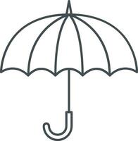 parapluie protection icône symbole vecteur image. illustration de le sécurité protéger parapluie Sécurité conception image