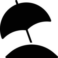 parapluie protection icône symbole vecteur image. illustration de le sécurité protéger parapluie Sécurité conception image