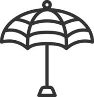 parapluie protection icône symbole vecteur image. illustration de le sécurité protéger parapluie Sécurité conception image