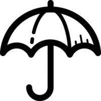 parapluie protection icône symbole vecteur image. illustration de le sécurité protéger parapluie Sécurité conception image