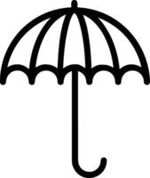 parapluie protection icône symbole vecteur image. illustration de le sécurité protéger parapluie Sécurité conception image