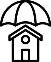 parapluie protection icône symbole vecteur image. illustration de le sécurité protéger parapluie Sécurité conception image