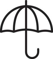 parapluie protection icône symbole vecteur image. illustration de le sécurité protéger parapluie Sécurité conception image