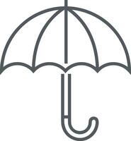 parapluie protection icône symbole vecteur image. illustration de le sécurité protéger parapluie Sécurité conception image