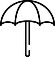 parapluie protection icône symbole vecteur image. illustration de le sécurité protéger parapluie Sécurité conception image