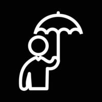 parapluie protection icône symbole vecteur image. illustration de le sécurité protéger parapluie Sécurité conception image